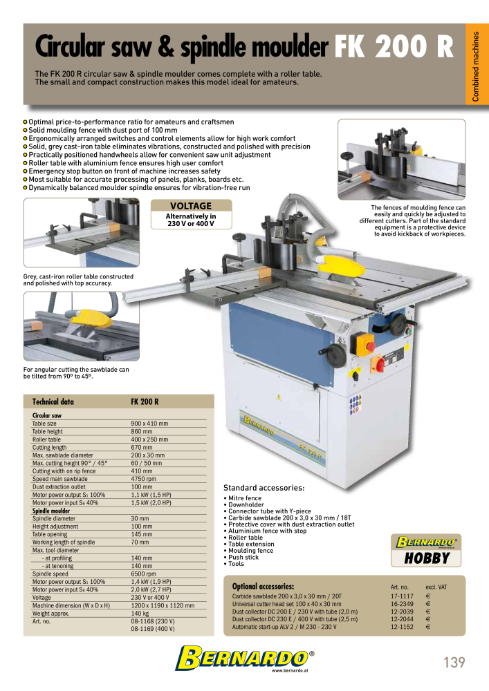 Bernardo general catalog wood Č. 2596 - Strana 141