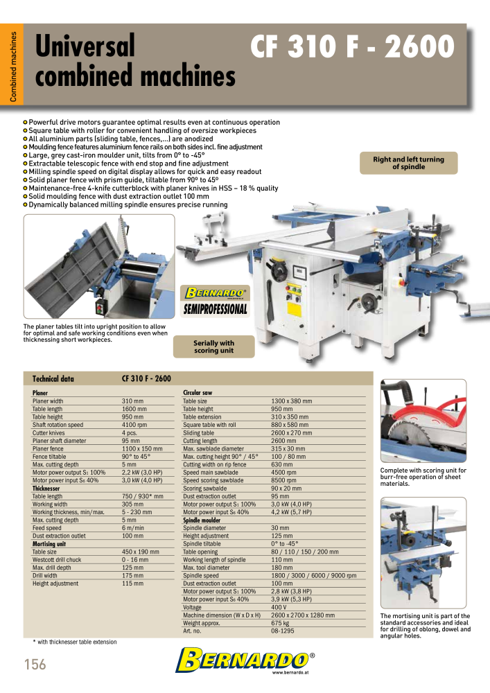 Bernardo general catalog wood NR.: 2596 - Strona 158