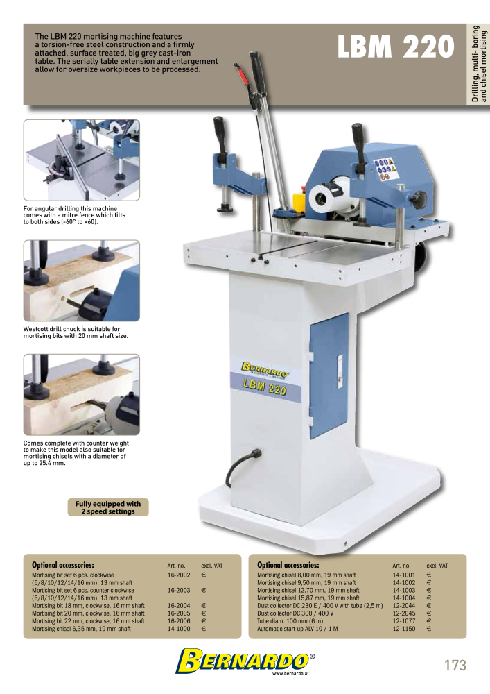 Bernardo general catalog wood NR.: 2596 - Strona 175