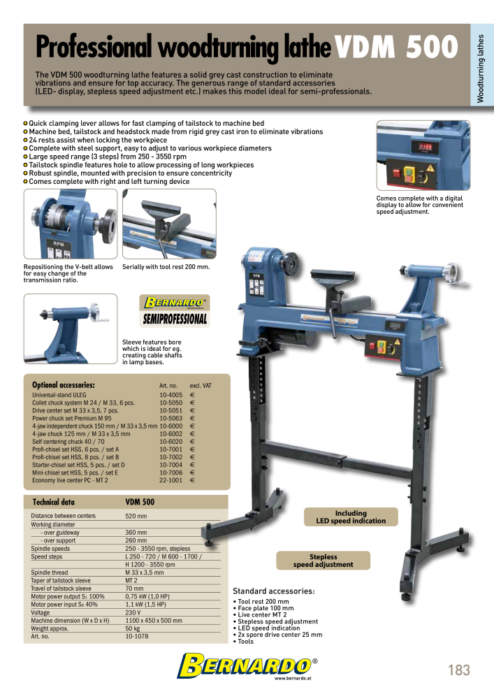 Bernardo general catalog wood NO.: 2596 - Page 185