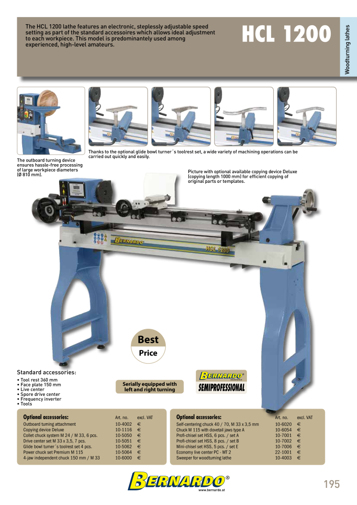 Bernardo general catalog wood NR.: 2596 - Seite 197