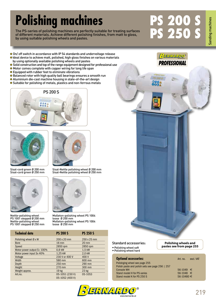 Bernardo general catalog wood NO.: 2596 - Page 221