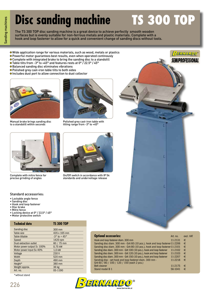 Bernardo general catalog wood NR.: 2596 - Strona 228