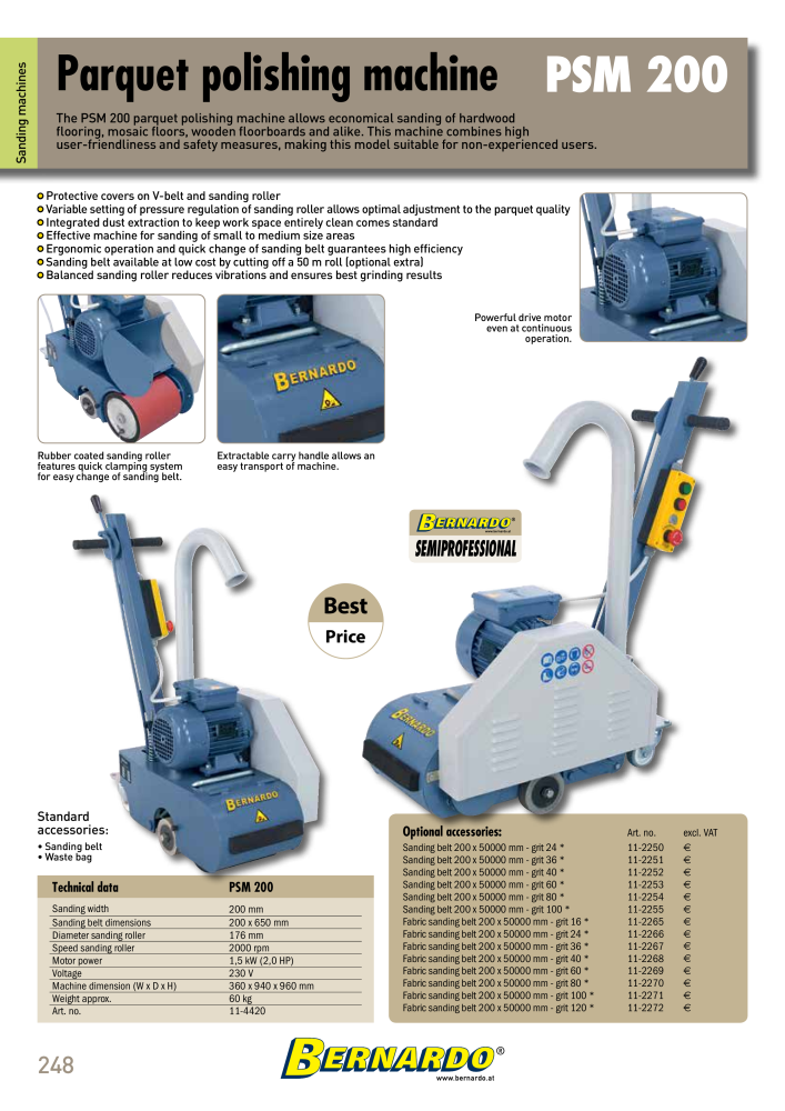 Bernardo general catalog wood NO.: 2596 - Page 250