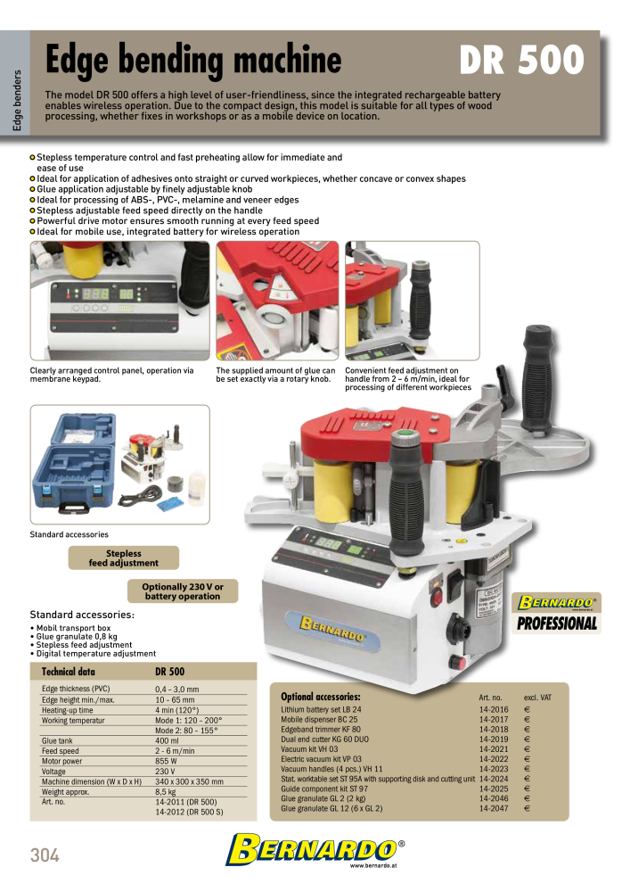 Bernardo general catalog wood NR.: 2596 - Seite 306