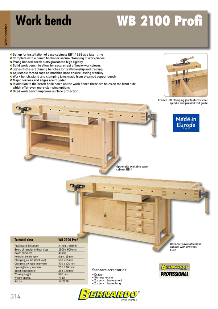 Bernardo general catalog wood NR.: 2596 - Seite 316