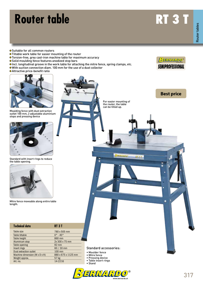 Bernardo general catalog wood NR.: 2596 - Strona 319