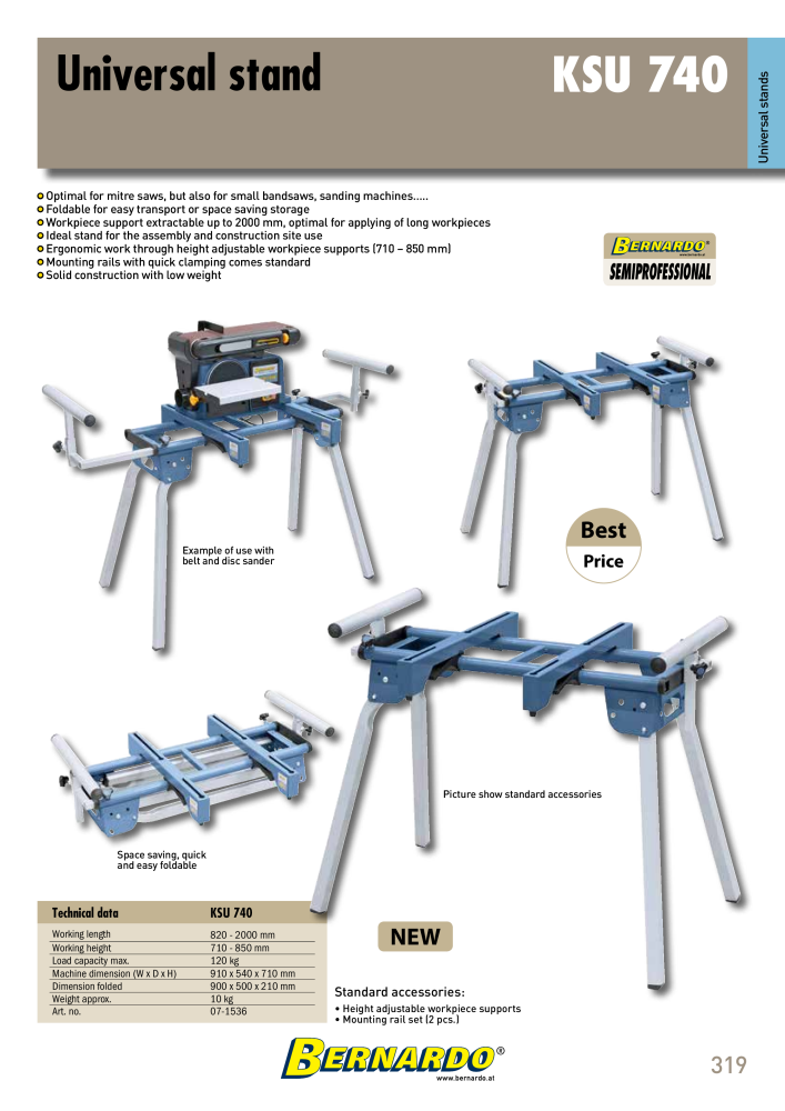 Bernardo general catalog wood Č. 2596 - Strana 321