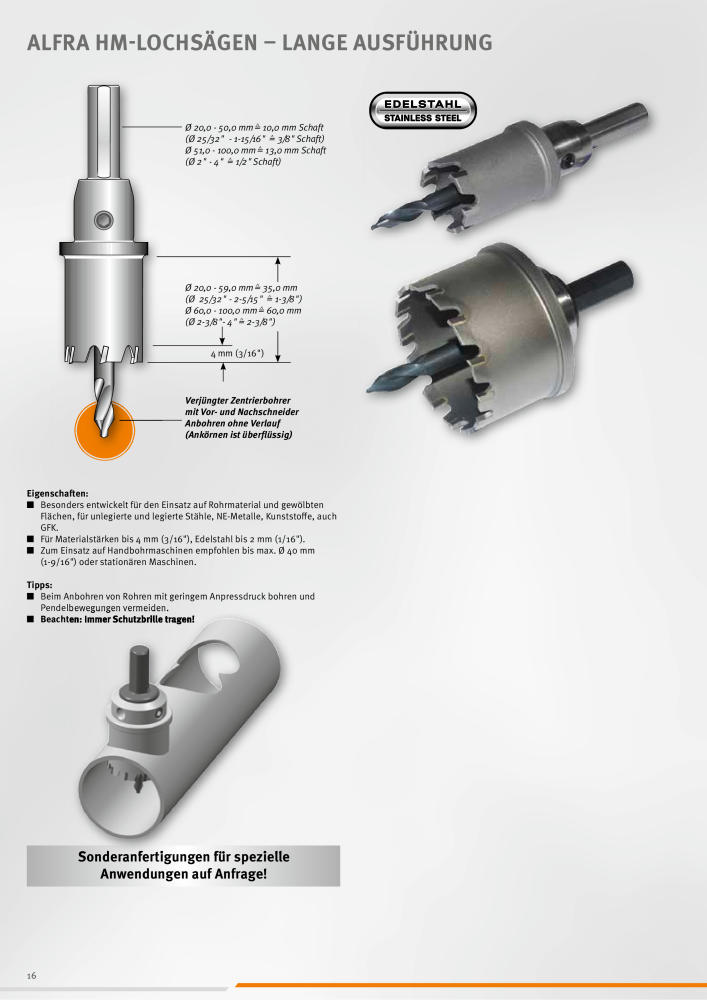 ALFRA Katalog Zerspannungstechnik NO.: 260 - Page 16