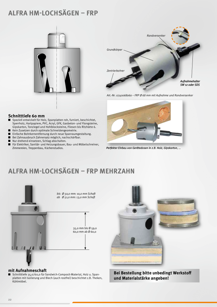 ALFRA Katalog Zerspannungstechnik NR.: 260 - Seite 22