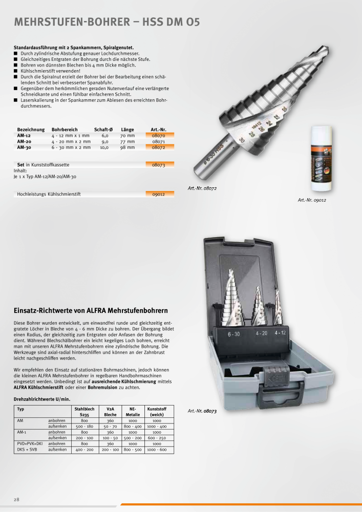 ALFRA Katalog Zerspannungstechnik NR.: 260 - Seite 28