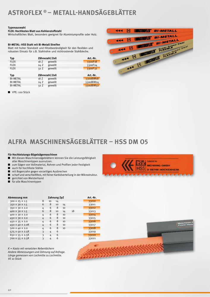 ALFRA Katalog Zerspannungstechnik NR.: 260 - Seite 40