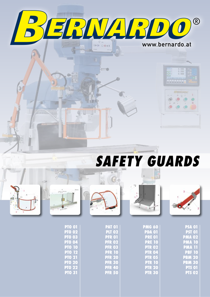 Bernardo complete catalog of protective devices NO.: 2604