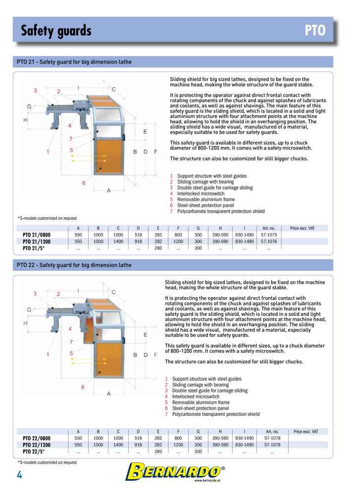 Bernardo complete catalog of protective devices NO.: 2604 - Page 6