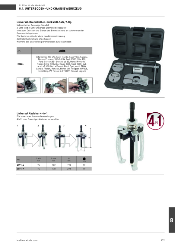 Kraftwerk Universal-Federspanner-Satz 30408