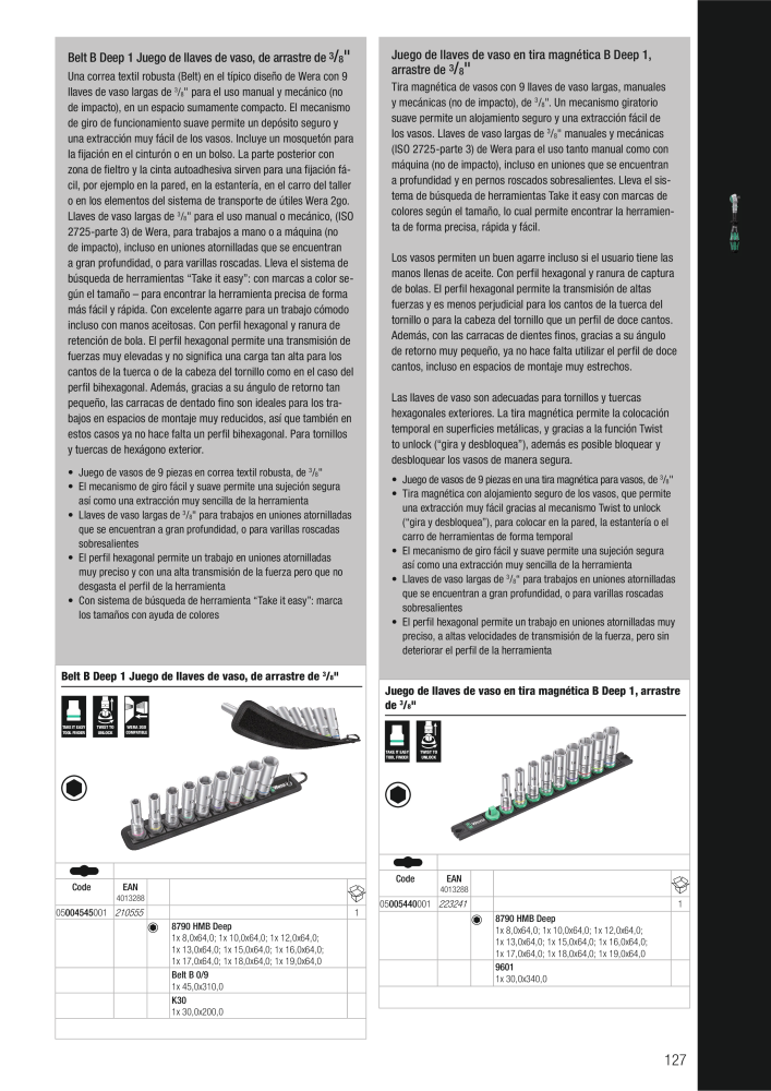 Catálogo principal de WERA n.: 2638 - Pagina 127