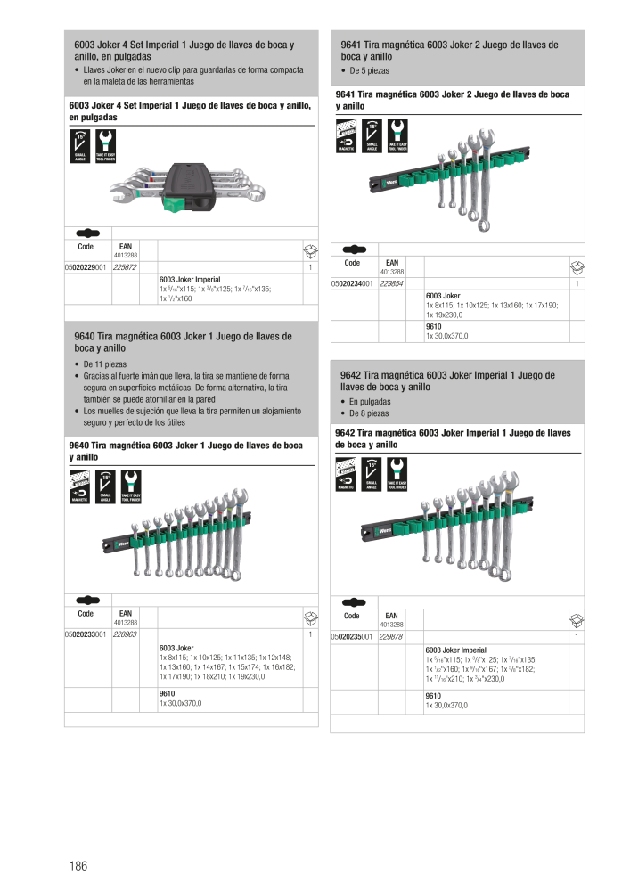 Catálogo principal de WERA n.: 2638 - Pagina 186