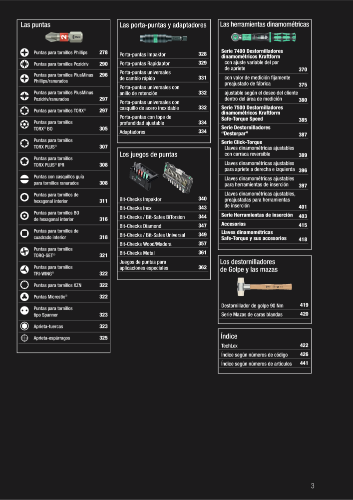 Catálogo principal de WERA n.: 2638 - Pagina 3