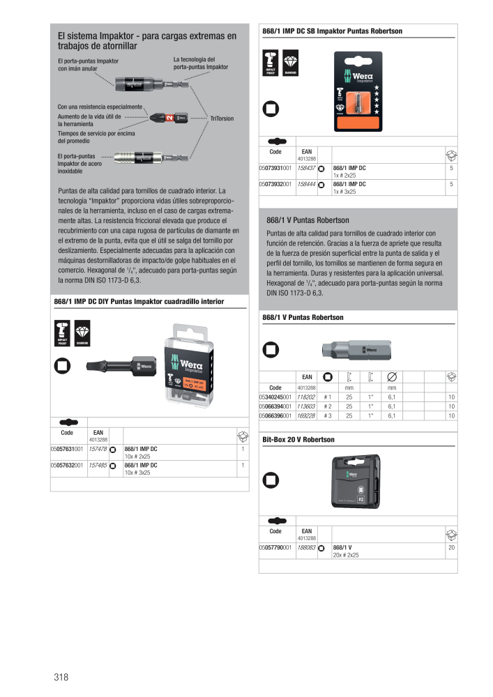 Catálogo principal de WERA n.: 2638 - Pagina 318