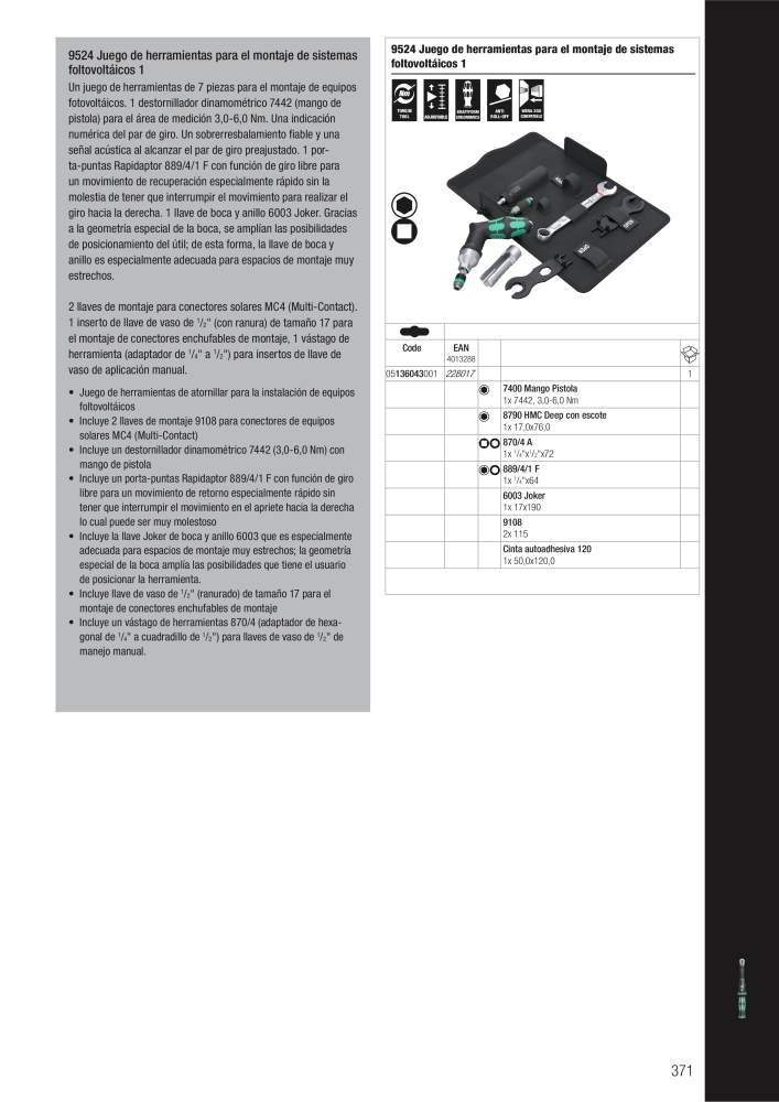 Catálogo principal de WERA n.: 2638 - Pagina 371