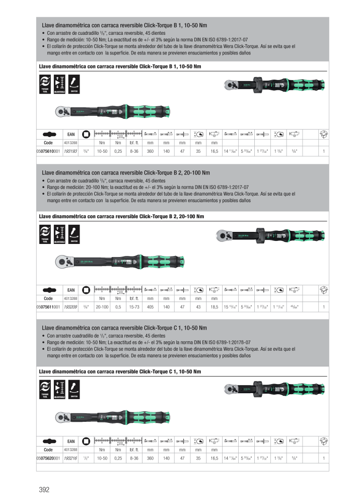 Catálogo principal de WERA n.: 2638 - Pagina 392