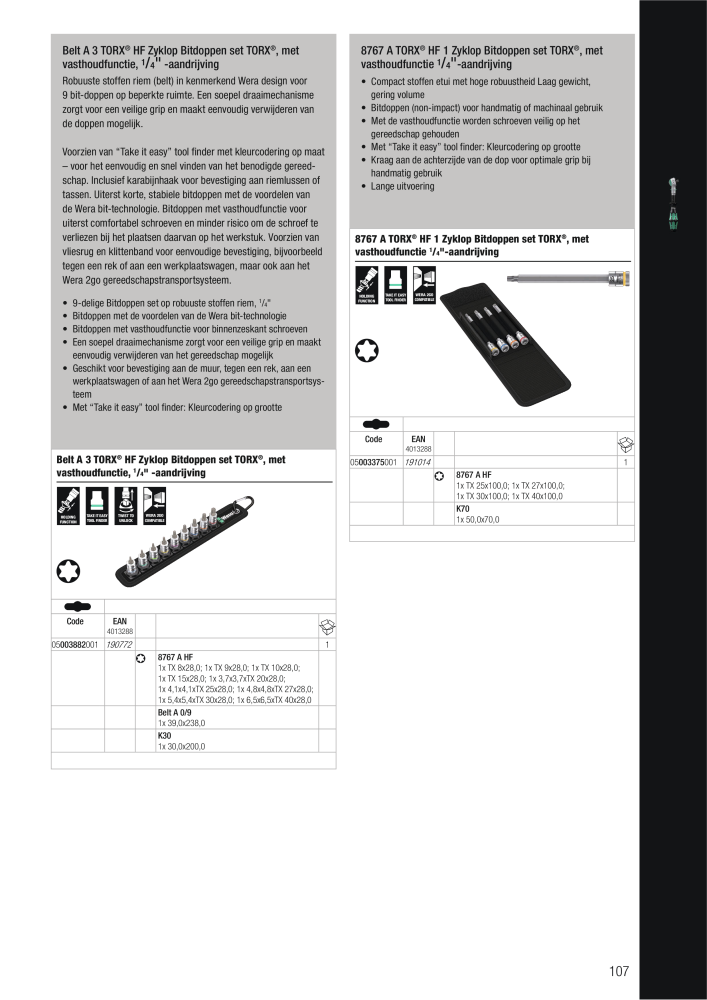 WERA hoofdcatalogus NR.: 2641 - Seite 107