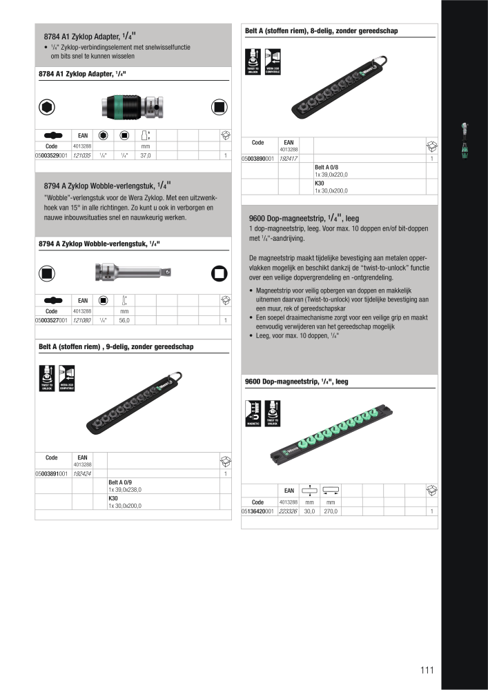 WERA hoofdcatalogus n.: 2641 - Pagina 111