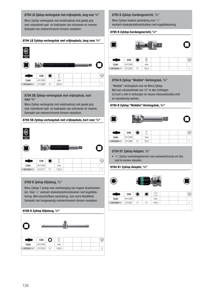 WERA hoofdcatalogus NR.: 2641 - Pagina 134
