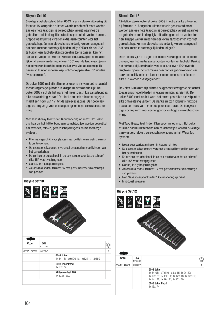 WERA hoofdcatalogus NR.: 2641 - Side 184