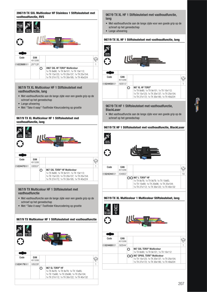 WERA hoofdcatalogus NR.: 2641 - Pagina 207