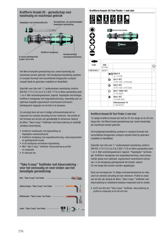 WERA hoofdcatalogus NR.: 2641 - Pagina 216