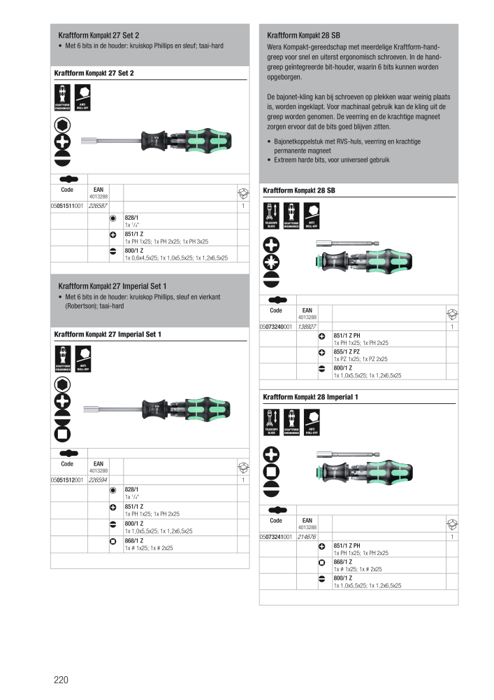 WERA hoofdcatalogus NR.: 2641 - Pagina 220