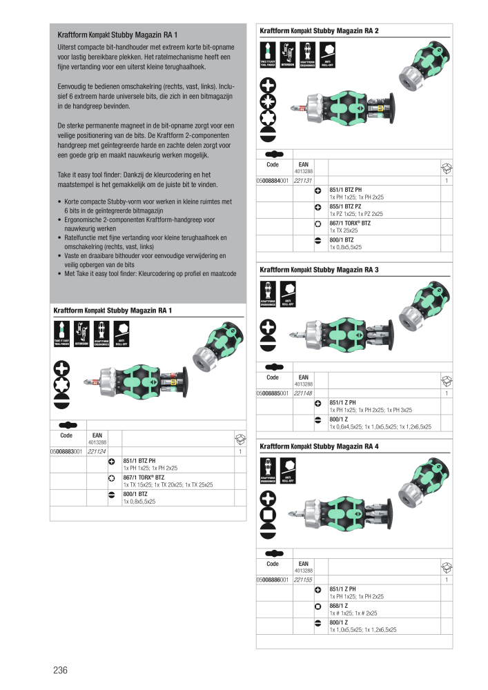 WERA hoofdcatalogus NR.: 2641 - Pagina 236