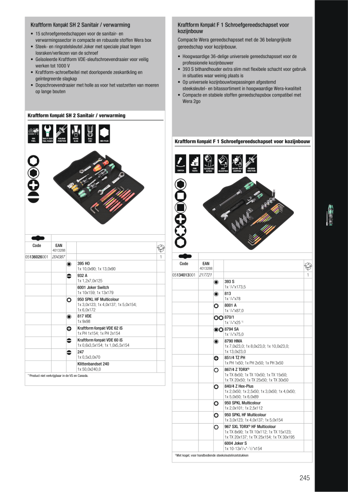 WERA hoofdcatalogus NEJ.: 2641 - Sida 245