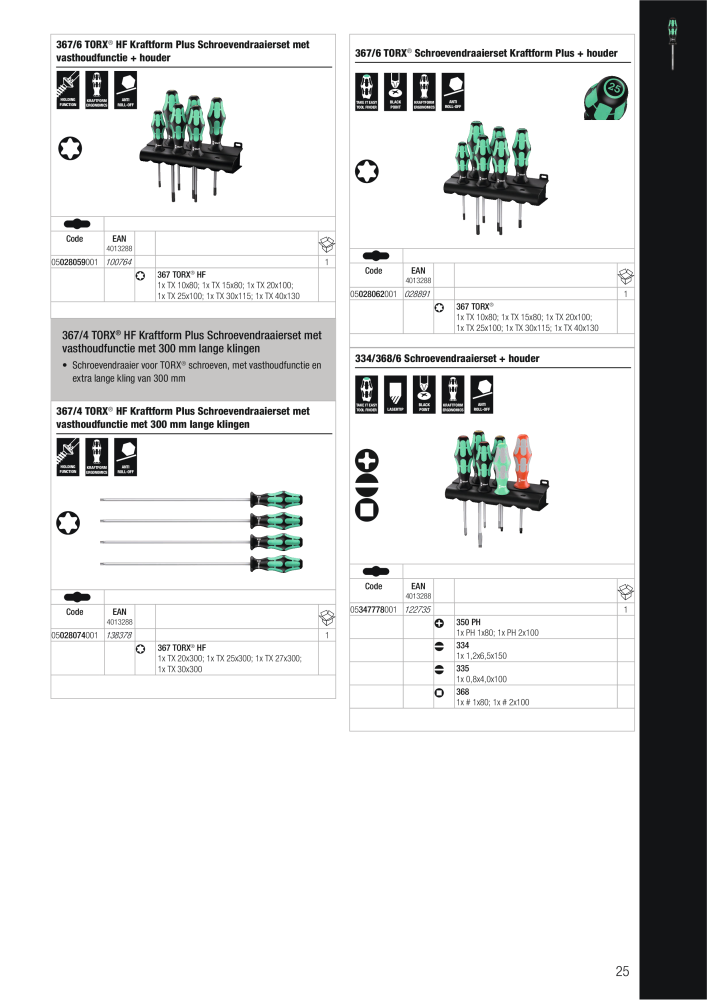 WERA hoofdcatalogus Nb. : 2641 - Page 25