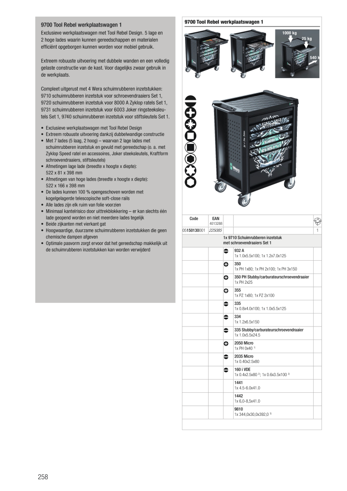 WERA hoofdcatalogus NO.: 2641 - Page 258