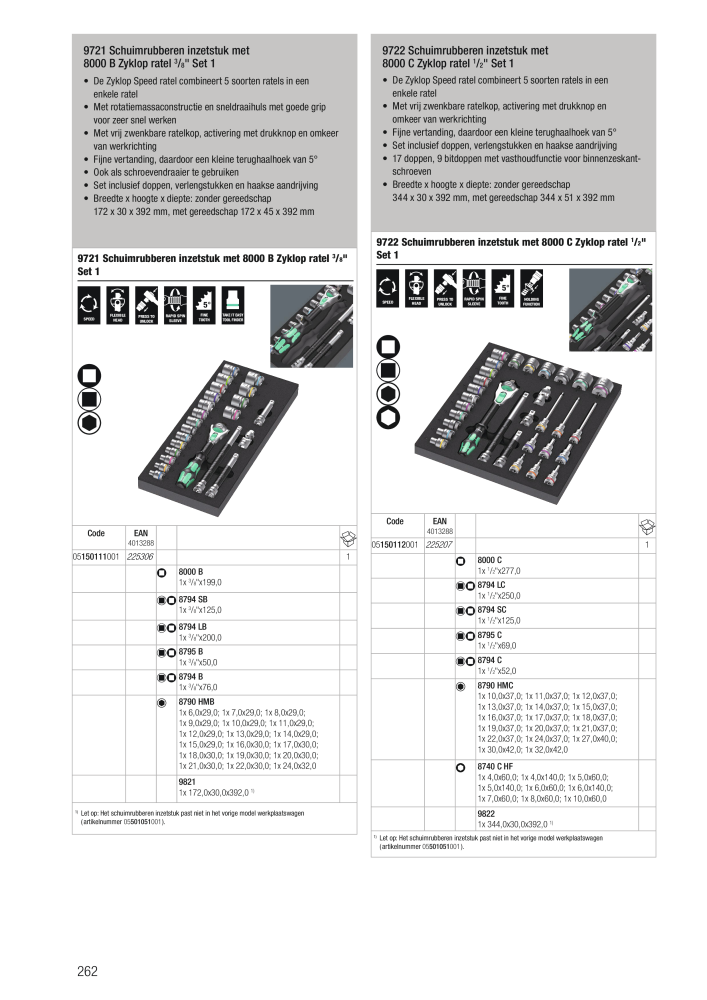 WERA hoofdcatalogus NO.: 2641 - Page 262