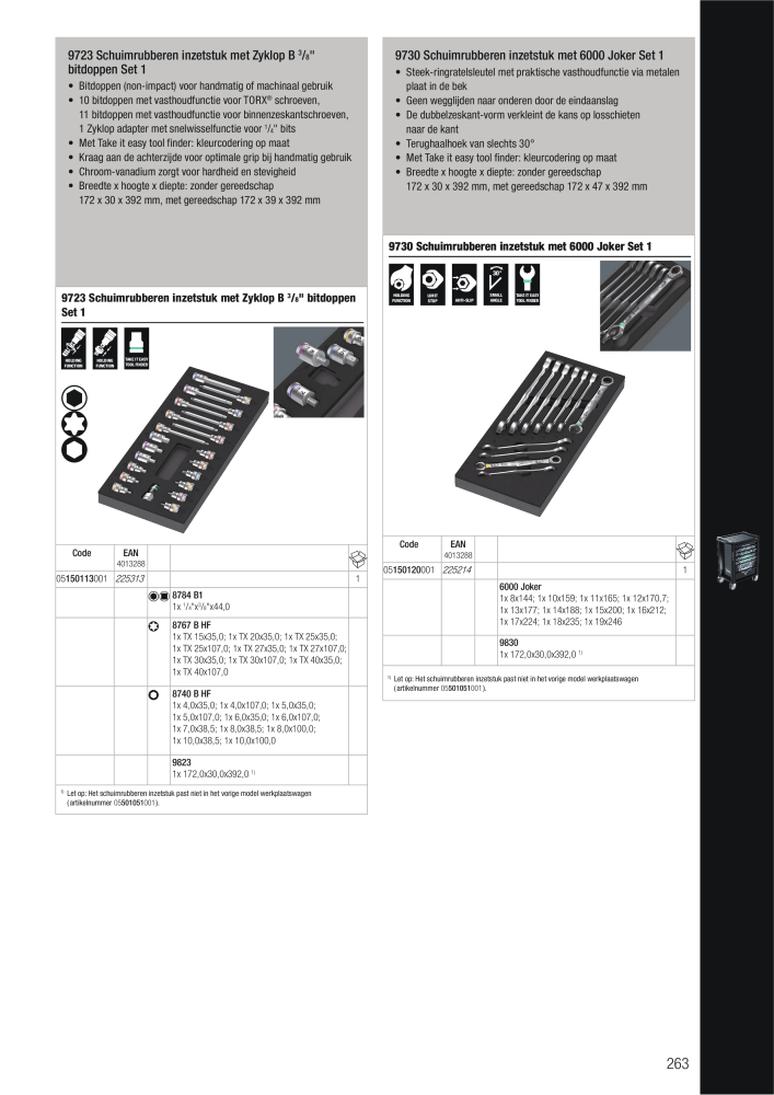 WERA hoofdcatalogus NO.: 2641 - Page 263