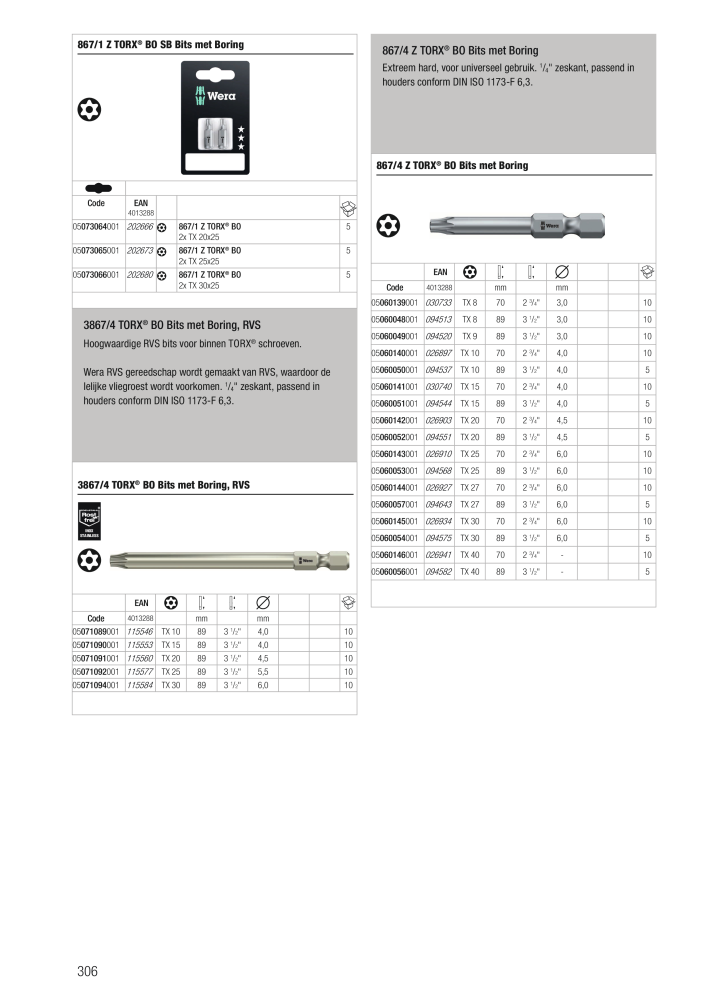 WERA hoofdcatalogus NEJ.: 2641 - Sida 306