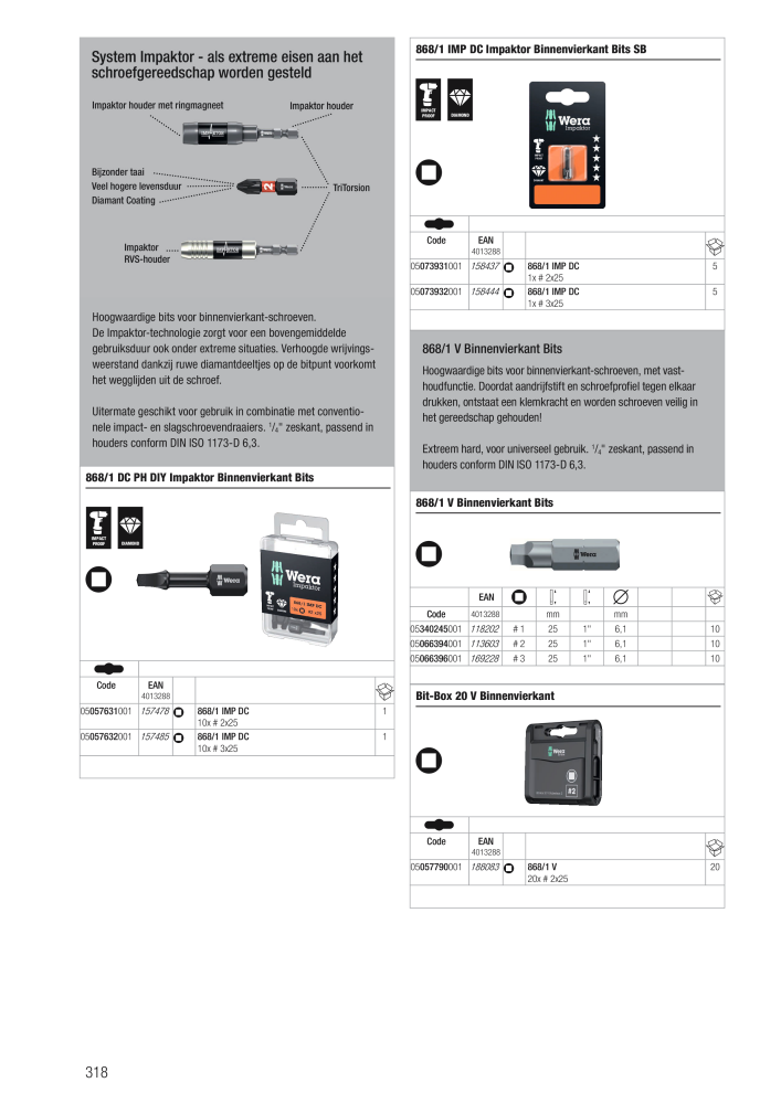 WERA hoofdcatalogus Č. 2641 - Strana 318