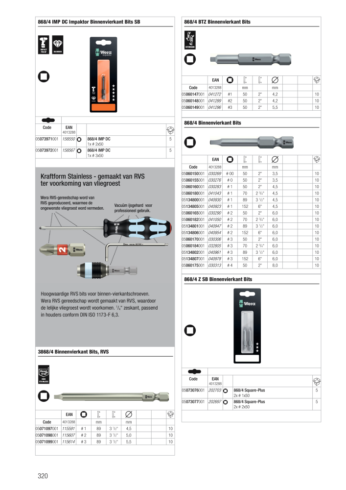 WERA hoofdcatalogus NR.: 2641 - Seite 320