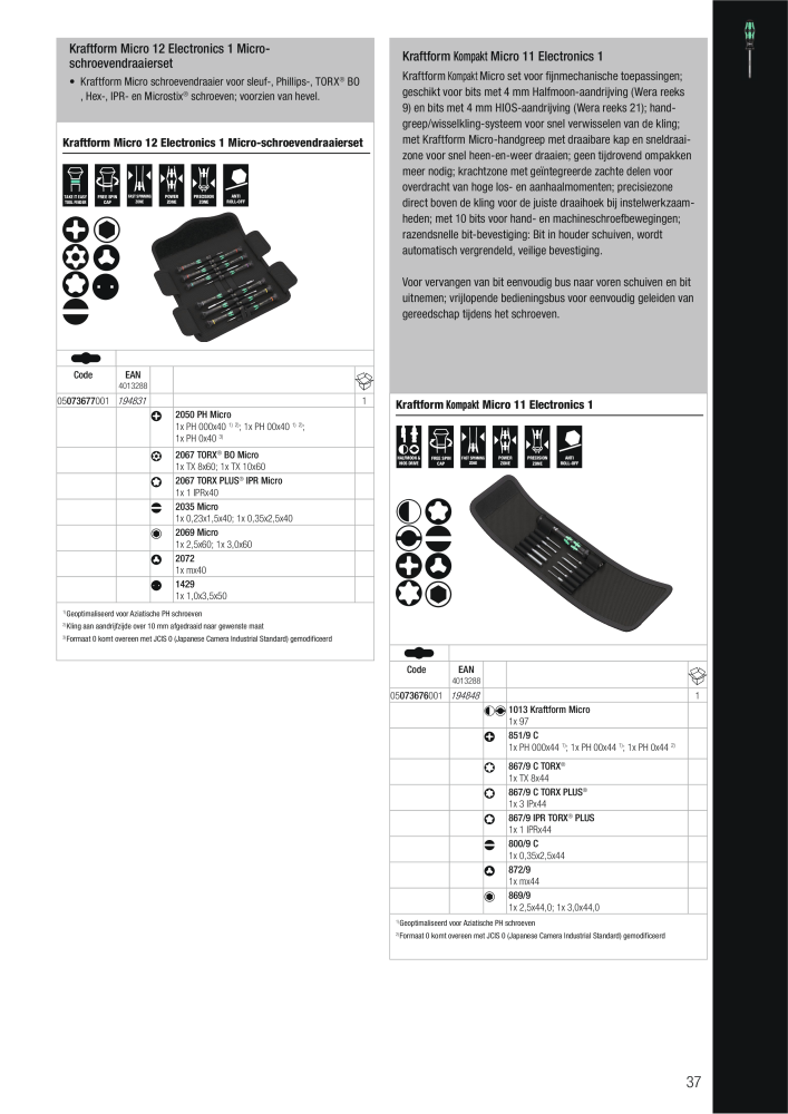 WERA hoofdcatalogus NR.: 2641 - Strona 37