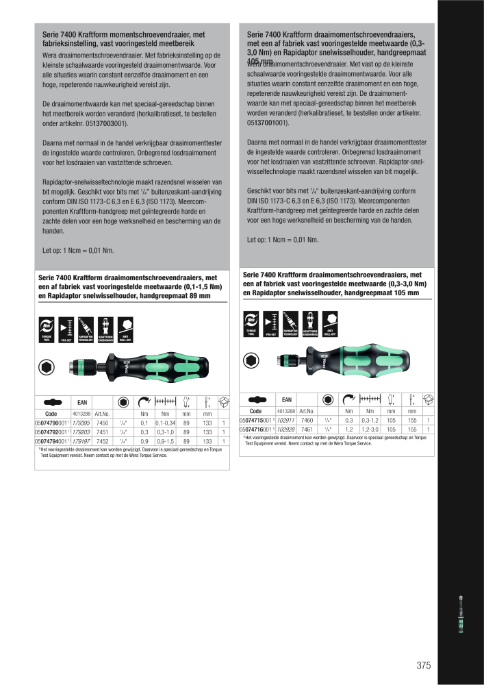 WERA hoofdcatalogus NEJ.: 2641 - Sida 375