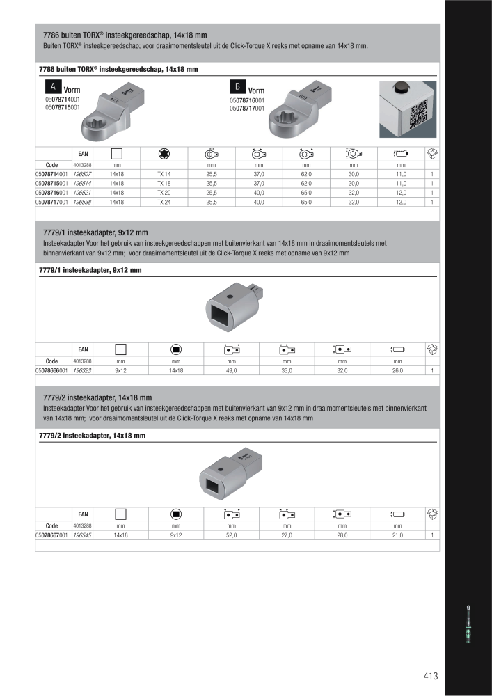 WERA hoofdcatalogus Nb. : 2641 - Page 413