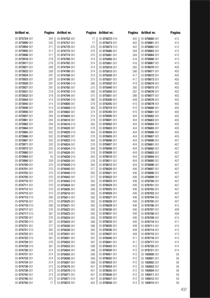 WERA hoofdcatalogus NR.: 2641 - Pagina 437