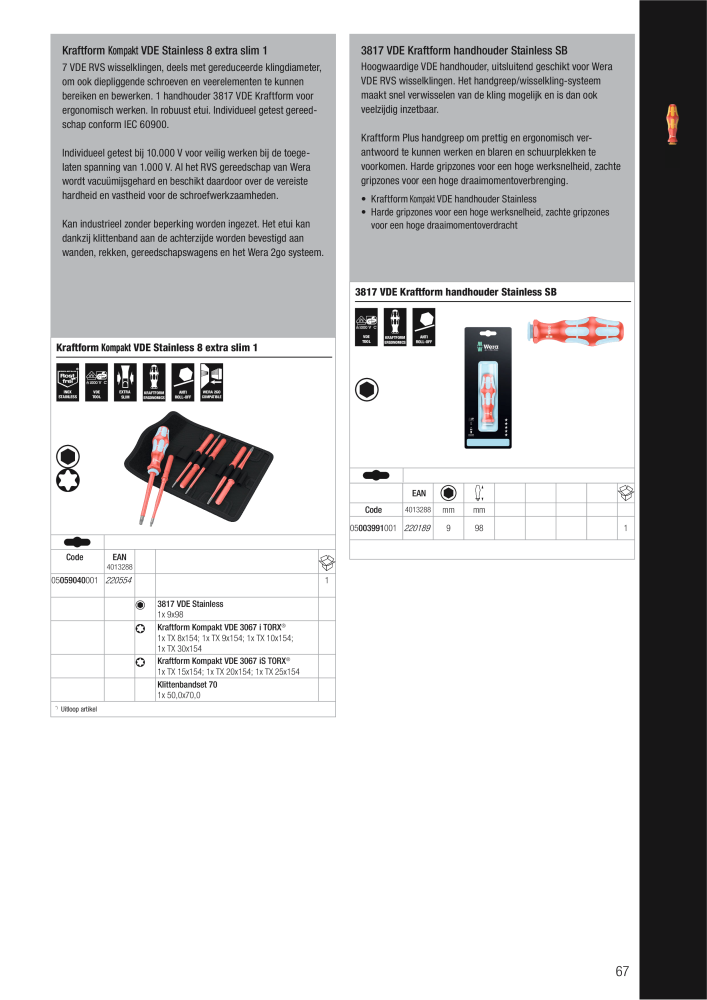 WERA hoofdcatalogus NR.: 2641 - Pagina 67