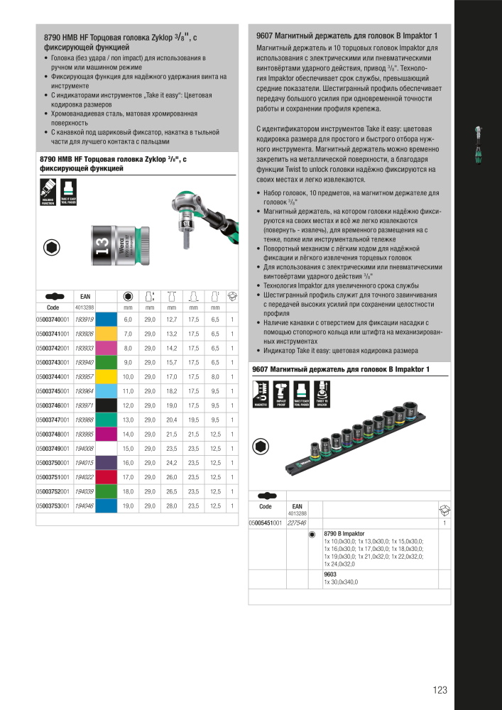 основной каталог WERA Č. 2643 - Strana 123