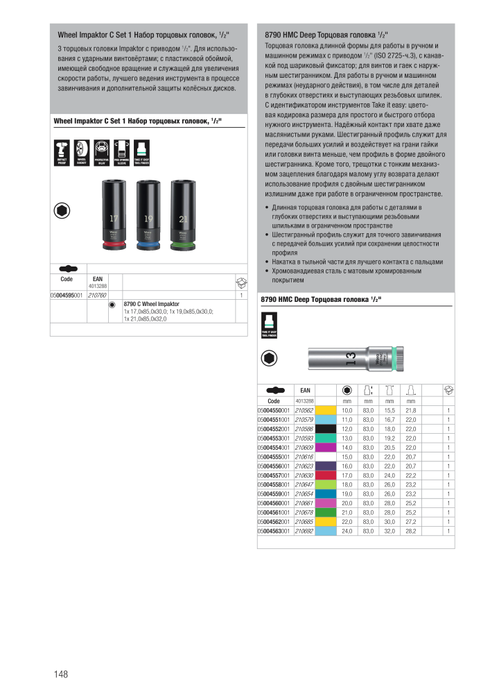 основной каталог WERA Nb. : 2643 - Page 148