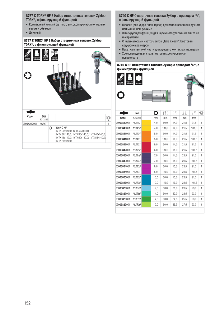 основной каталог WERA Nº: 2643 - Página 152