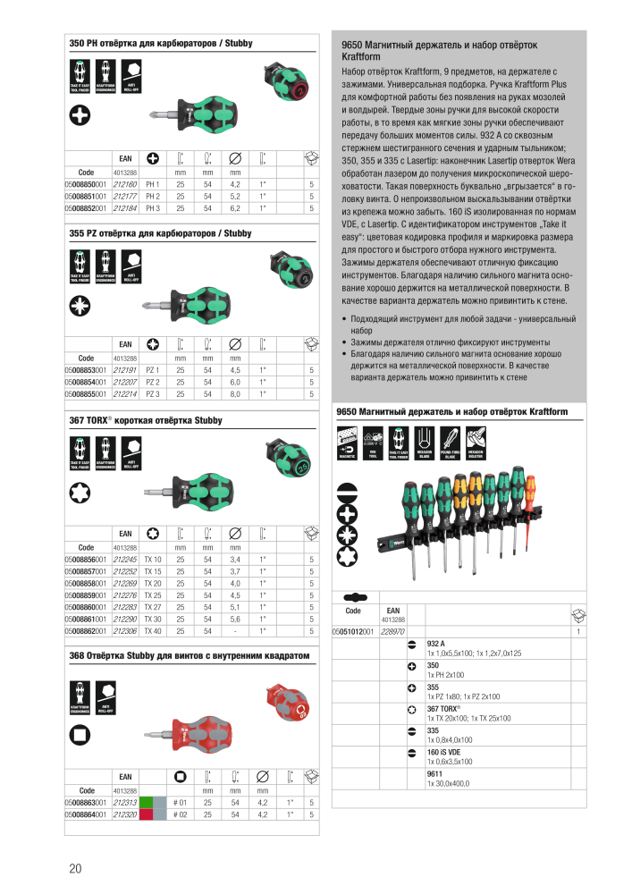 основной каталог WERA NR.: 2643 - Pagina 20